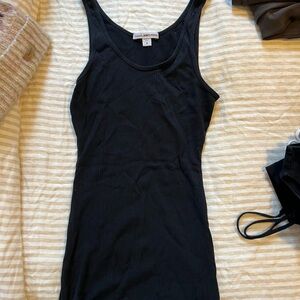 James Perse Classic Black Tank Top